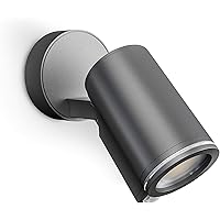 Steinel Strahler Spot ONE S 90° Bewegungsmelder, inkl. LED GU10-Leuchtmittel, per Kabel vernetzbar, Aluminium, 7 W…