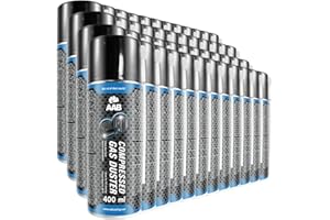 AABCOOLING 48 x AAB Bombe Depoussierante 400ml - Préparation en Spray de Air Comprimé, Dépoussiérant, Enlever la Poussière, Sans Odeur Aérosol, Informatique Matériel, Bouteille, Ne Laisse Pas de Traces