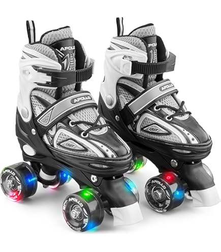 Pattini In Linea Regolabili Per Bambini Con Luci - 4 Taglie Diverse, Ideali Per Principianti E Giochi All'Aperto - Foto 7