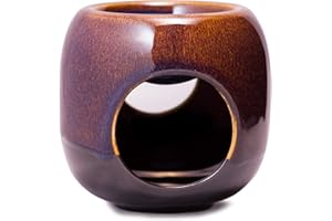 ‎KALOOGO Kaloogo Sabai Scent Pure Duftlampe Keramik für ätherische Öle – minimalistisches Duftlicht – perfekte Wärmeabgabe – hochwertige Duftlampe Teelicht – für Duftwachs und Duftöl – Aromalampe (Vintage)
