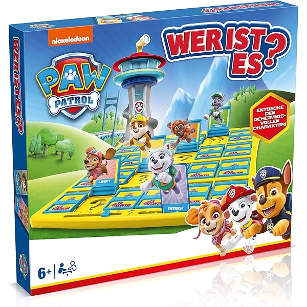 PAW Patrol Schieberätsel - Nickelodeon Spiel Für Kinder Mit Figuren & Spielmatte