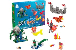 Plus-Plus – Learn to Build Stort Start set – 1200 bitar – Basic färgmix, Kreativ lek, Byggklossar, Bygga, Utvecklande leksaker för barn, STEM, STEAM, Producerat i Danmark