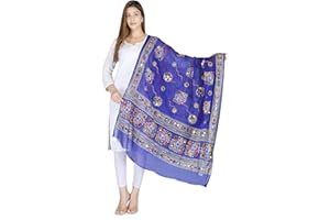 Craft Trade Dupatta for Indian Wear - Rajasthani Ethnic Hand Embroidered Mirror Embellished Party Wear Hippie Boho Clothing Bollywood Outfits Clothes