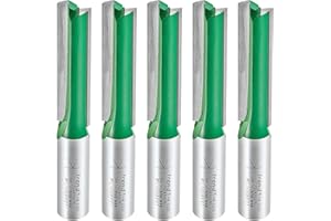 Trend CraftPro Kitchen Fitter Worktop Router Cutter Bit, 1/2 Inch Shank, 12.7mm Cut Diameter & 50mm Cut Length, Pack of 5, Tungsten Carbide Tipped, CR/KFP/5