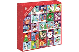 Giftmaker Fill Your Own Christmas Advent Calendar Cute Festive Santa & Friends