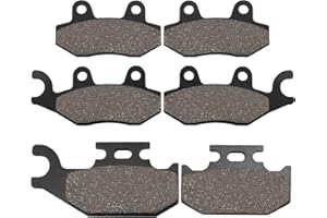 Cyleto Pastillas de freno delanteras y traseras para YAMAHA Raptor 700 YFM700 YFM 700 2006-2012 YXR 66 FAS/FAT Rhino 4x4 Side x Side 2004-2005