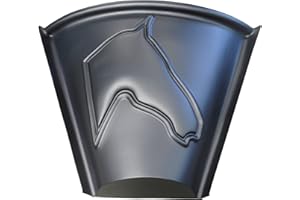 PLASTIC MOULDINGS NORTHERN LTD Hay Feeder - Horse & Pony Plastic Corner Hay Feeder (Black, Pony size) Buy 3 - Receive a free heavy duty mucking out shovel