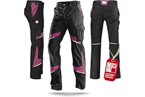 KÜBLER Workwear ACTIVIQ Damenhose | Arbeitshose Damen | Funktionshose Frauen | Professionelle Arbeitskleidung für Handwerk & Industrie | Workwear Damen | Einsatzhose mit Taschen | Oeko-TEX