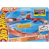 مجموعة ألعاب Hot Wheels Rapid Raceway Champion مجموعة سباقات المضمار لبطولة Hot Wheels - Quick Track GJM75 GJM75
