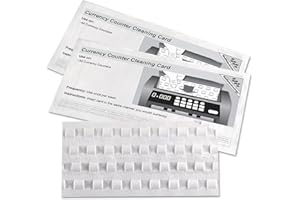 Royal Sovereign Currency Counter Cleaning Cards with Waffle Technology, 15 Cards Per Box (RBC-CLN)