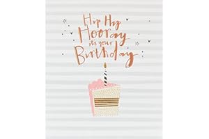 UK Greetings Birthday Card - Cake Design