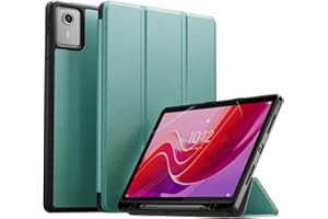idudao per Lenovo Tab M11 Custodia Morbido in TPU Premium con Portapenna, Cover per Tablet M11 11 Pollici 2024 TB330FU, Verde Scuro