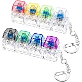 2 ADET Klavye Fidget Oyuncak, Klavye Fidget Anahtarlık 4'&uuml; 1 Arada Klavye Dekompresyon D&uuml;ğmesi Parmak Tıkırtı Oyuncaklar, Ana