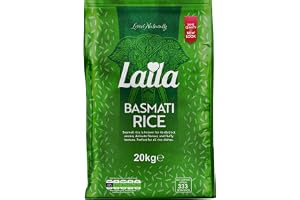 LAILA Basmatiris 20 kg, Vitt, S05.2.1