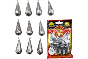 Pro FILSTAR Plomos Pesca 10 x 20g - Plomos de Pesca con Pesca Giratorio - Plomo Pesca Carpa - Carpfishing Pesca Accesorios - Fishing Kit de Pesca Completo Mar - Aparejos de Pesca Fondo – Pescar