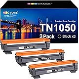 GPC Image Toner Cartridges Replacement for Brother TN1050 Compatible with DCP-1610W 1510 1512 1612W Compatible with HL-1210W 