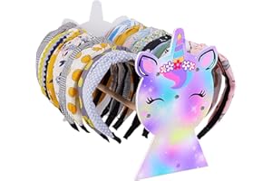 Beinou Headband Holder Unicorno Espositore Organizer Accessori Capelli Porta Cerchietti di Legno per Bambina