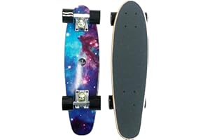 RIDGE SKATEBOARDS Ridge Motif Printed 22" Mini Maple Cruiser Complete