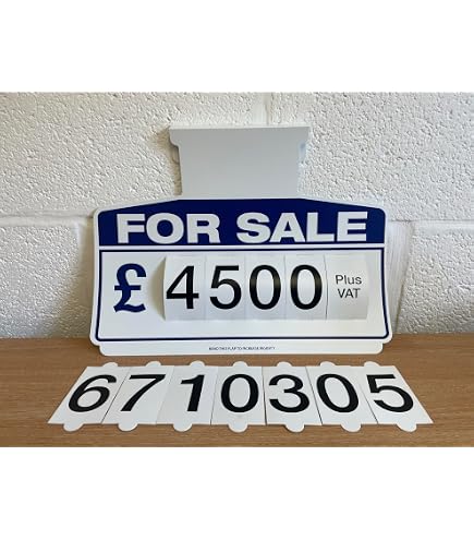 Weatherproof 'For Sale' House Sign - A2 Size, Landscape, Customizable 11 thumbnail image