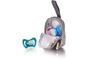 DIAGO Deluxe Schnullertasche, Grau