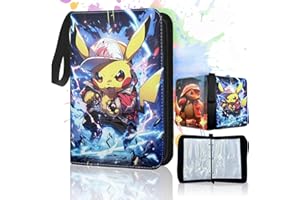 HTTMTTS 2025 Nouveau Classeur Carte Grande,65 Pages 520 Pochettes pour Cartes Amovibles,Cuir PU imperméable,Livre à Collectionner pour Enfants ((Albums pour Cartes à Collectionner 2)