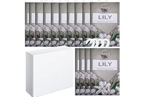 GOPERFUMME 14pcs Profumatori Armadio e Cassetti, Profuma Armadio Vestiti, Profumatore Auto, Profumo Aromi Sacchetti Lavanda Profumati per Armadio Cassetti Armadietti, Scarpiera Deodorante Armadio (Gigli)