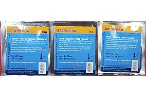 ALCOFERMBREW 3 x BIERHEFE BREWFERM TOP - Bier Hefe für Ale, IPA,Obergärig | Trockenhefe | Obergärige Hefe | Safale | Homebrew | Brewing Yeast | Hefe Bierbrauen