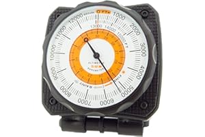 Sun Company AltiLINQ Meters - Dashboard Altimeter and Barometer | Altimeter for Car and Truck | Reads Altitude from 0 to 5,000 Meters