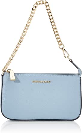 Michael Kors Borse a mano Jet Set Medium Chain Pouchette pale gold \u0026 gold  hardware | The Little Green Bag