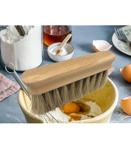 WALDKRAFT Black Tail Bristle Hand Brush 30 Cm | 100% FSC Beech Wood Hand Brush | Made In Germany (1, Tail Hair Brush - View #9