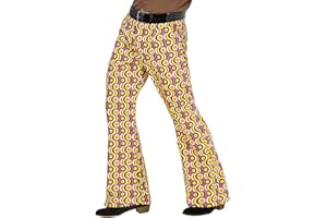 WIDMANN MILANO PARTY FASHION - Spodnie męskie, styl disco, przebrania z lat 70.