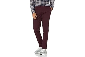 Amazon Essentials Pantalones Chinos de Pitillo, Elásticos, Informales Hombre