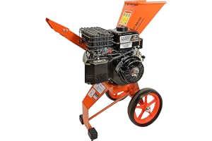 Forest Master FM6DDES 6HP elektrisk start bensin träflisare | 6HP-motor, elektrisk start, flisgrenar upp till 50 mm, perfekt för trädgårdsavfall
