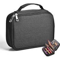 Hipiwe Astuccio Multiscomparto Grande Capacità – Contiene Fino A 72 Matite, Rosso - 2