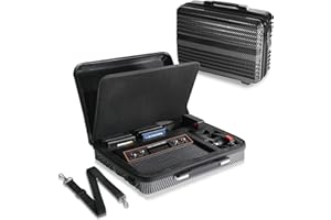 INTEC GAMING Intecgaming Carrying Case for Atari 2600 plus, Large Capacity Storage Case Suitable for Atari 2600+ console, Joystick controller, Paddles controllers, Cartridges and Accessories.