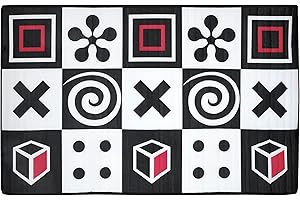 Prince Lionheart Tappeto Sviluppo | Tappetino Gioco imbottito | Altao Contrasto | Piccolo Mondo | Impermeabile | Per Interno ed Esterno | Durevole | 92cm x 152cm - Alto Contrasto & Fattoria