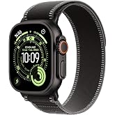 Apple Watch Ultra 3 GPS + Cellular 49 mm Koşu ve &Ccedil;oklu Spor İ&ccedil;in Sağlam Titanyum Siyah Kasaya Sahip &Uuml;st D&uuml;zey Akıllı Saat ve 