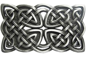 Schnalle123 Gürtelschnalle Celtic Keltischer Knoten 3D Optik für Wechselgürtel Gürtel Schnalle Buckle Modell 103