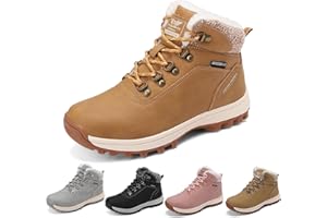 ARRIGO BELLO Scarpe Neve Scarponcini Donna invernali Antiscivolo Comode Caldi Foderati Snow Boots Outdoor Trekking Stivali Taglia 36-41