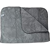 Spark 2316 Microfiber Plush Auto Drying and Cleaning Cloth Large Size 60x90 cm. GRAY