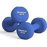 PROIRON Pesi Palestra in Casa Fitness e Palestra Manubri e Pesi Fitness Pesi per Palestra Manubrio (Set di 2) 1-10kg