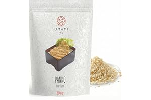Chapelure japonaise Umami Panko 500 gr - Fabriqué en Italie - Recette japonaise, frite croustillante et non grasse !
