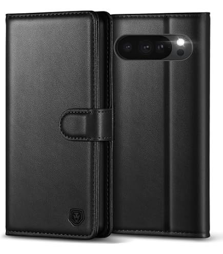 Asuwish,Custodia a portafoglio compatibile con Google Pixel 2XL Pixel2XL Pixel2 LX, in vetro temperato, con supporto per carte di credito e supporto, in pelle, per Pixle 2 XL, uomo, colore: Blu