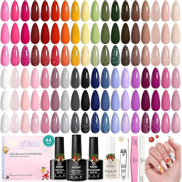 Chstarina 48 Nagelglitzer-Boxen – Holografisches Glitzerpulver, Pailletten & Perlen Für Nail Art & DIY