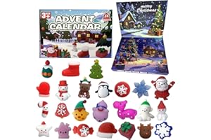 HENFUME Calendario De Adviento 2024,Calendario Adviento NiñO,Calendario Adviento NiñOs, Calendario Adviento NiñAs,Calendario De Adviento De Cuenta Regresiva De 24 DíAs Para NiñOs NiñAs