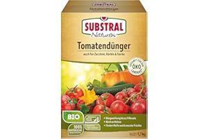 Substral Naturen Bio Tomatendünger, 1,7 kg - Organisch-mineralischer Dünger, auch für Kürbis, Zucchini, Langzeitwirkung