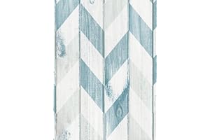 GOYAPRINT Papel Pintado Autoadhesivo para Pared Muebles Cocina Dormitorio Vinilo Decorativo 40x250cm (Espiga Azul)