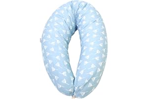 HOBEA-Germany Funda de Almohada de Lactancia para Cojines de Lactancia 190cm diseños (Diente de león Celeste)