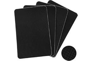 WY LIGHTING LEVEL 4 Stück Anti Rutsch Pads Selbstklebende Rutschfester GummisBoden Gummi zum Aufkleben Schneidbar Schuhsohlen Protektoren Geräuschreduzierungsaufkleber selbstklebend für Alle Größen