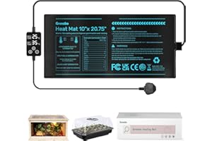 Grenebo heizmatte Pflanzen heizmatte Terrarium pflanzenheizung wärmeplatte wärmematte Terrarium gärbox für sauerteig